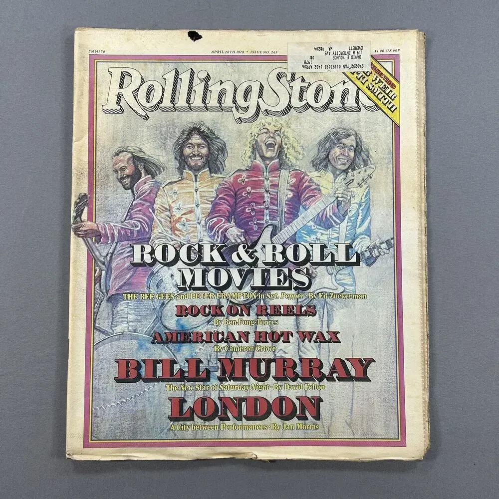 *APRIL 20TH, 1978* ROLLING STONE MAGAZINE ISSUE NO.263 ROCK & ROLL MOVIES 7720